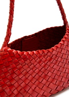Dragon Diffusion Rosanna Woven Leather Shoulder bag - Red - One Size