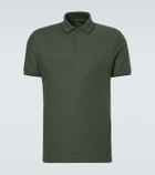 Loro Piana Brentwood cotton-blend piqué polo shirt