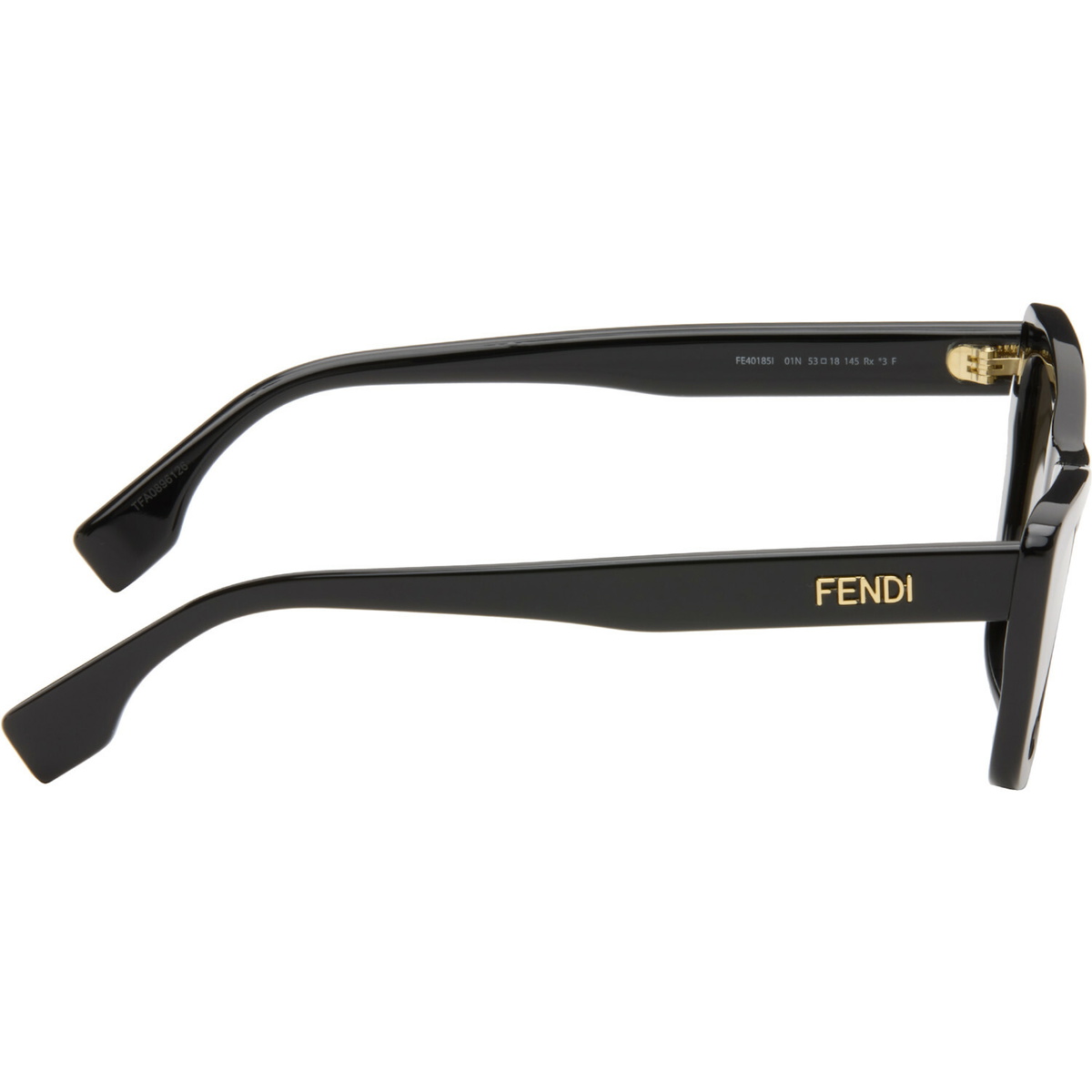 Fendi Black Lettering Sunglasses