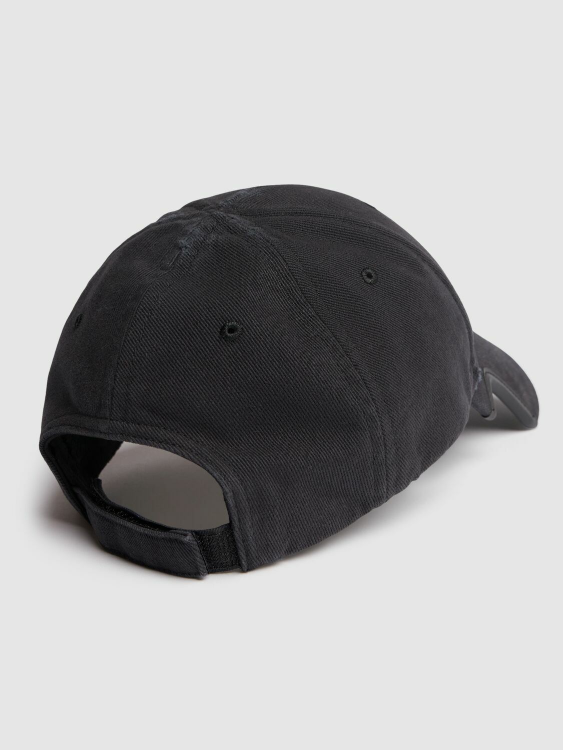 BALENCIAGA Logo Cotton Drill Baseball Cap Balenciaga