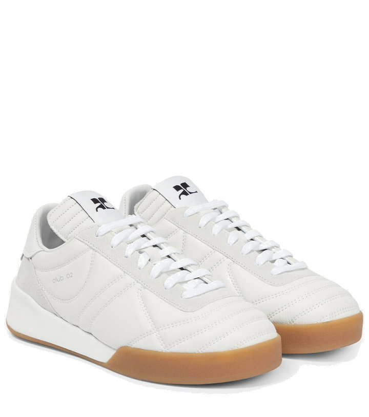 Photo: Courrèges Club 02 leather sneakers
