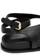 A.emery Jalen Slim Leather Sandals Black