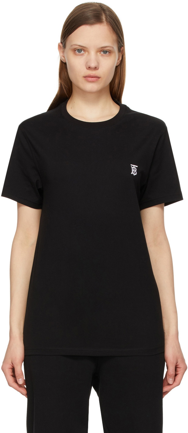 Burberry black cheap t shirt women's