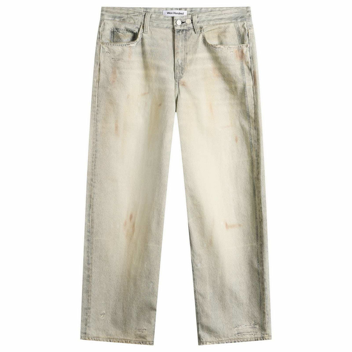 Won Hundred Women's Lyon Printed Denim Jeans in Digital Painted