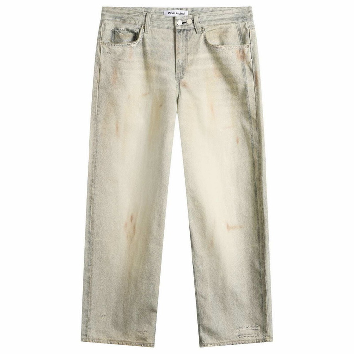 Photo: Won Hundred Women's Lyon Printed Denim Jeans in Digital Painted