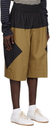 SC103 SSENSE Exclusive Black & Brown Champion Shorts