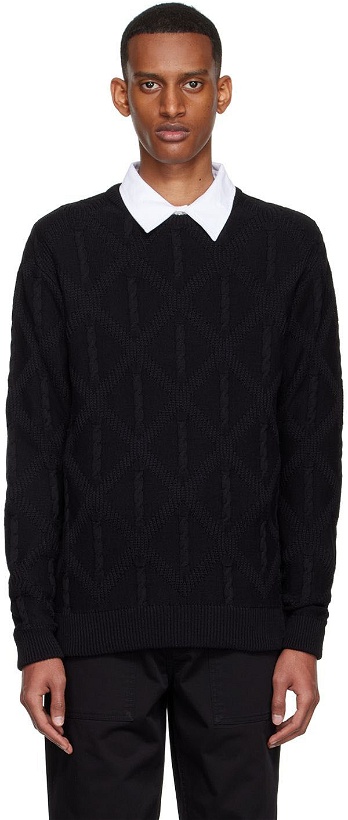 Photo: Palmes Black Organic Cotton Sweater