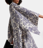 Loro Piana Printed linen kaftan