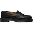 Dr. Martens Black Delapre 'Made In England' Classic Loafers