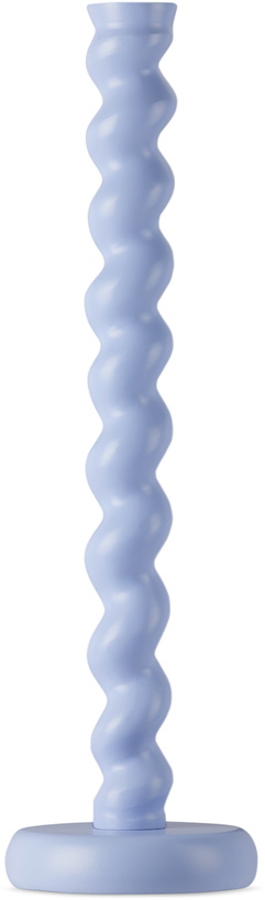 Photo: POLSPOTTEN Blue Twister XL Candle Holder