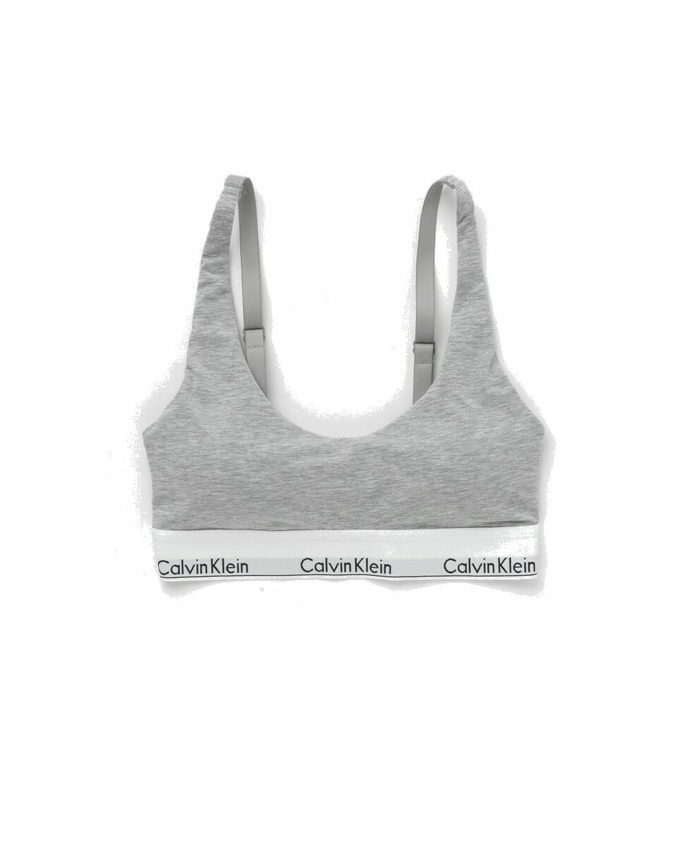 Photo: Calvin Klein Underwear Wmns Lightly Lined Bralette Grey - Womens - (Sports ) Bras