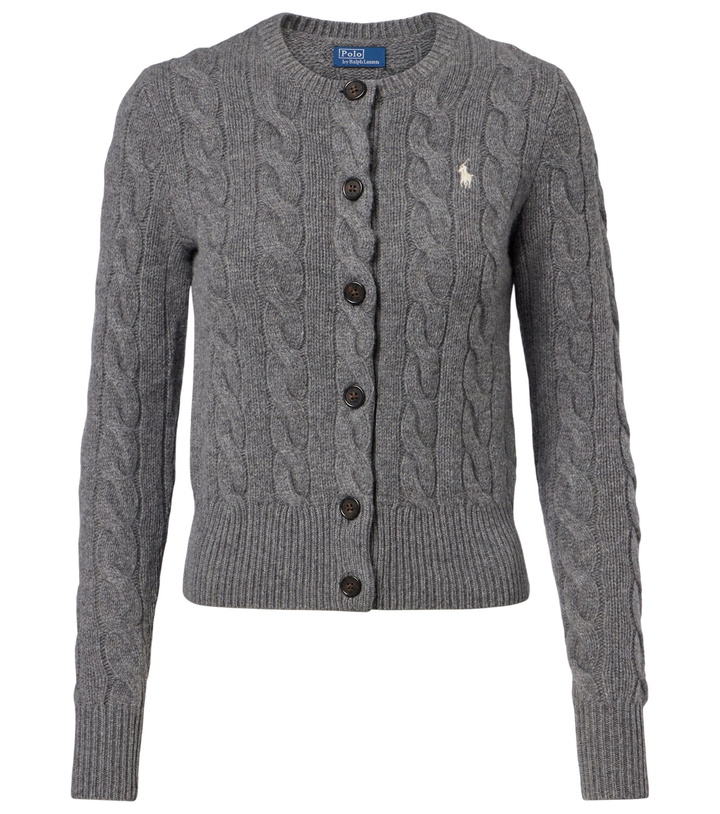 Photo: Polo Ralph Lauren Cable-knit wool and cashmere cardigan