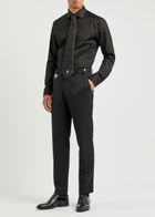 Eton Black Cotton-twill Shirt