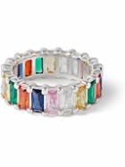 Hatton Labs - Silver Cubic Zirconia Eternity Ring - Silver