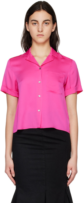 Photo: Theory Pink Camp Shirt