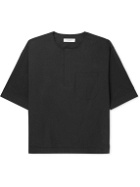 LE 17 SEPTEMBRE - Shell Henley T-Shirt - Black