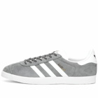 Adidas Men's Gazelle Sneakers in Solid Grey/White