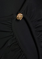 Frame The Keyhole Stretch-rayon top Black