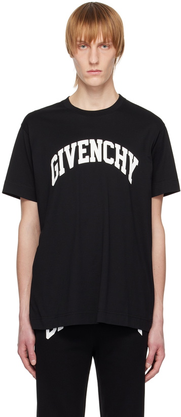 Photo: Givenchy Black College T-Shirt