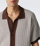 Frescobol Carioca Pinto crochet cotton shirt