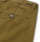 AMI - Slim-Fit Cotton-Twill Chinos - Green