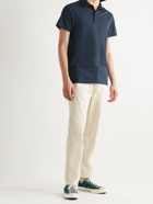 SAVE KHAKI UNITED - Supima Cotton-Jersey Polo Shirt - Blue