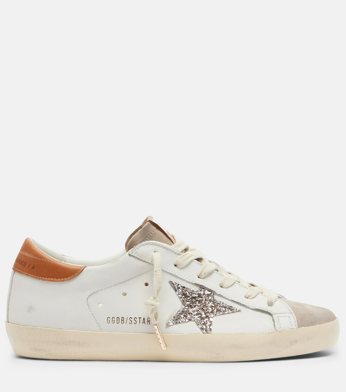 Golden Goose Super-Star glitter leather sneakers