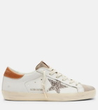 Golden Goose Super-Star glitter leather sneakers