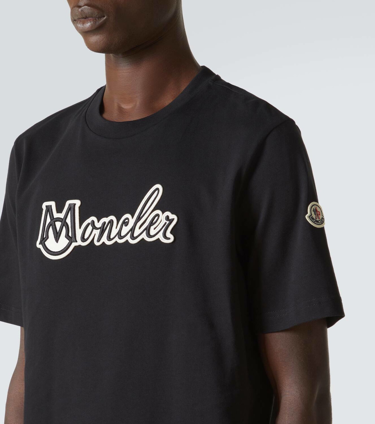 Moncler Logo cotton jersey T-shirt Moncler