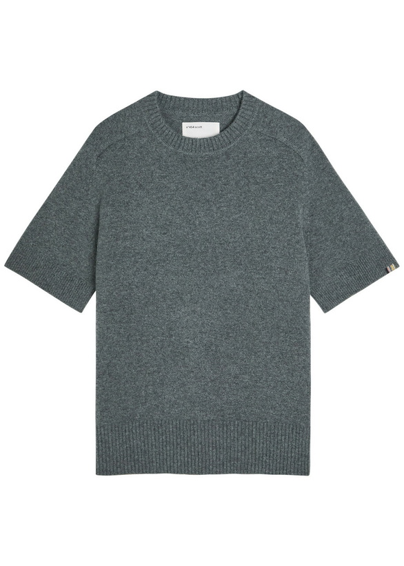 Photo: Extreme Cashmere N°454 Scott Cashmere-blend top - Dark Grey - One Size