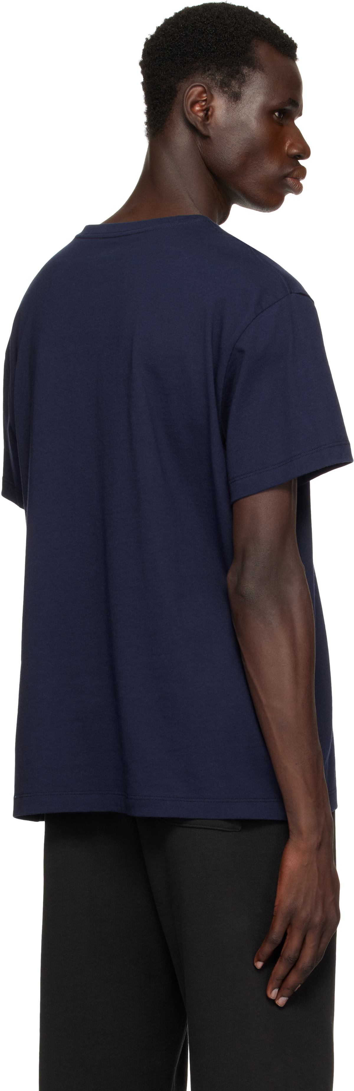 SKIMS Navy 'SKIMS Cotton' Classic T-shirt