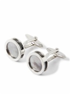 Lanvin - Platinum-Plated Mother-of-Pearl Cufflinks