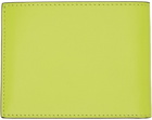 AMIRI Yellow Nappa Leather Wallet