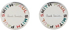 Paul Smith Silver Multicolor Font Cufflinks