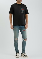 Amiri Vintage Logo Cotton T-shirt Black