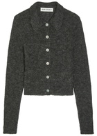 Our Legacy Mazzy Alpaca-blend Cardigan Dark Grey