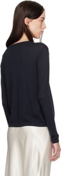 Max Mara Leisure Navy Coimbra Sweater