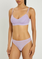 Chantelle Lace-embellished Padded Bralette Lilac