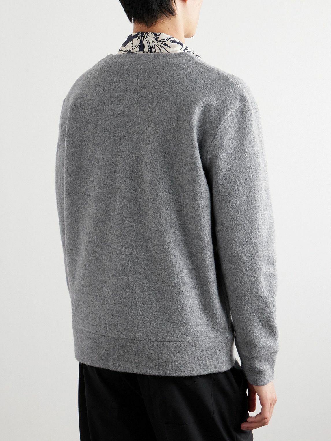 ◆Sienne◆ Fog Cardigan Melange Gray S4FKN10E Fog Cardigan (Melange Gray) - sienne