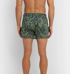 Desmond & Dempsey - Printed Cotton Boxer Shorts - Blue