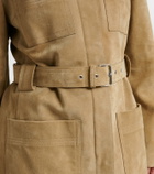 Tory Burch Belted suede jacket