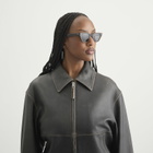 Monokel Memphis Sunglasses in Chocolate/Grey Solid 