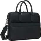 BOSS Navy Italian-Leather Document Briefcase
