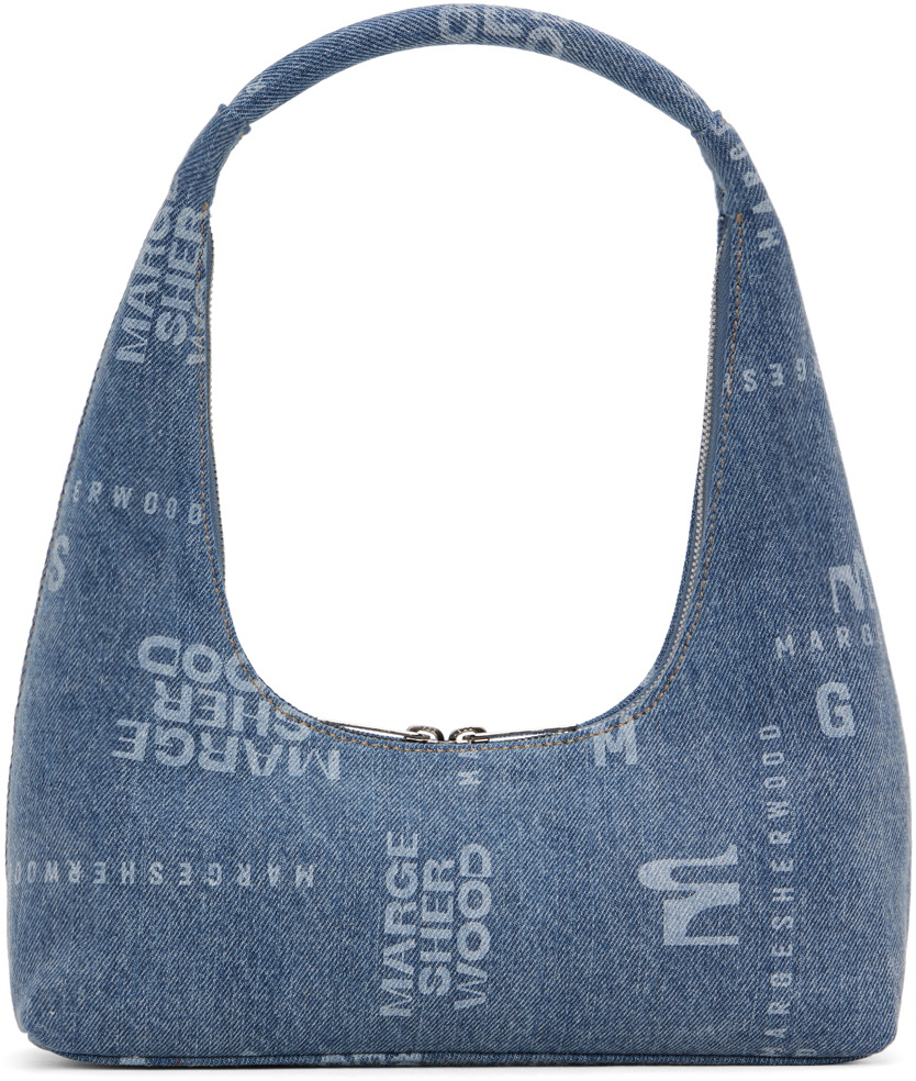 ☆MARGE SHERWOOD☆ BESSETTE SHOULDERdream blue glossy plain MARGESHERWOOD Bessette Shoulder Bag - Glossy Blue – Kith