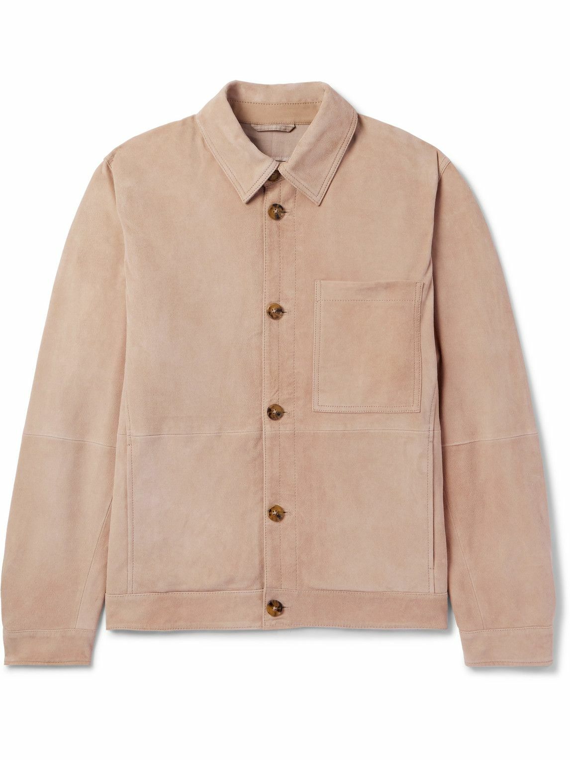 Baracuta - Suede Shirt Jacket - Orange
