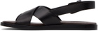Lanvin Black Alto Sandals