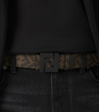 Fendi FF Zucca reversible leather belt