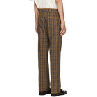 HOPE Beige and Blue Check Ric Trousers