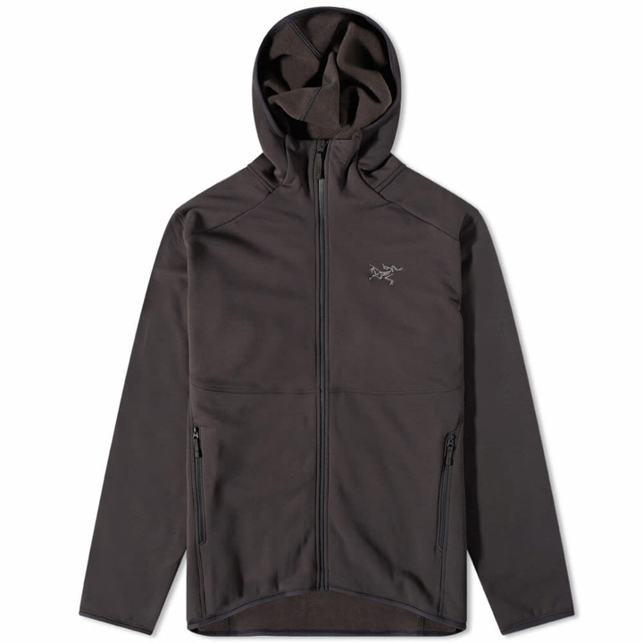 Photo: Arc'teryx Men's Kyanite AR Hooded Jacket in Graphite