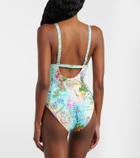 Camilla Embellished printed swimsuit